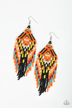 Load image into Gallery viewer, Paparazzi Earrings Boho Blast - Black
