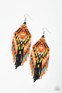 Paparazzi Earrings Boho Blast - Black