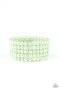 Paparazzi Bracelets Pearl Bliss - Green