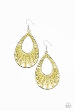 Paparazzi Earrings Flamingo Flamenco Yellow