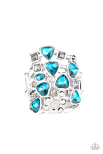 Load image into Gallery viewer, Paparazzi Rings Glitter Flirt - Blue
