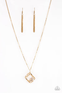 Paparazzi Necklaces Pandoras Box - Gold