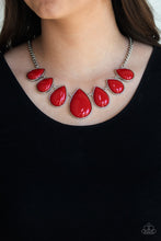 Load image into Gallery viewer, Paparazzi Necklaces Drop Zone - Red
