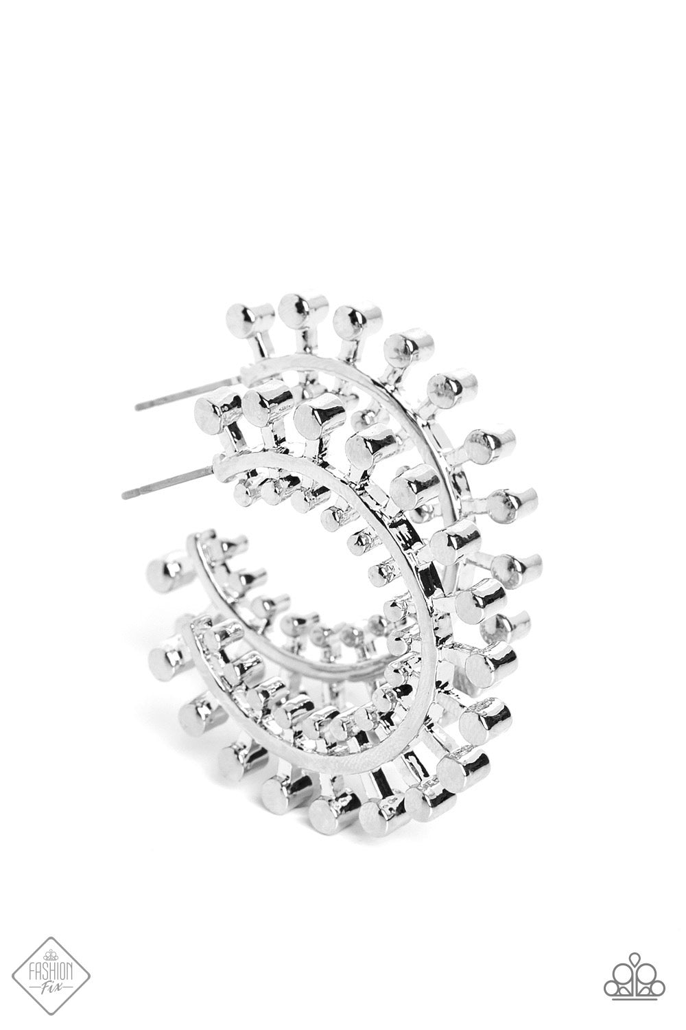 The Way You Make Me WHEEL - Silver Earrings March Fashion Fix 2023