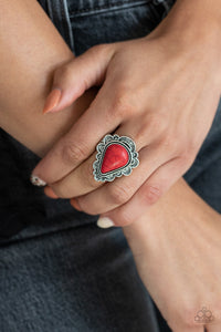 Paparazzi Rings Desert Escape - Red