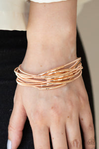 Paparazzi Bracelets City Stretch - Rose Gold