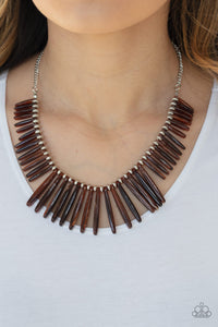 Paparazzi Necklaces Out of My Element - Brown