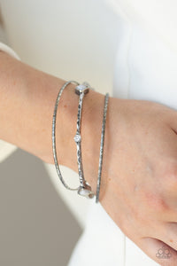 Paparazzi Bracelets Sunset Fusion - Silver