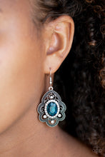 Load image into Gallery viewer, Paparazzi Earrings Reign Supreme - Blue
