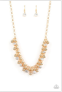 Paparazzi Necklaces Wall Street Winner gold