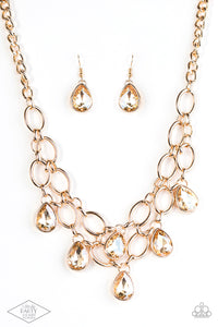 Paparazzi Necklace Show-Stopping Shimmer - Multi  Iridescent