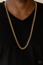 Load image into Gallery viewer, Paparazzi Necklaces Delta - Gold Mens
