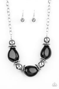 Paparazzi Necklaces Vivid Vibes - Black 