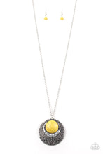 Load image into Gallery viewer, Paparazzi Necklaces Medallion Meadow - Yellow
