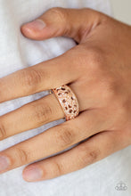 Load image into Gallery viewer, Paparazzi Rings Breezy Blossoms - Rose Gold
