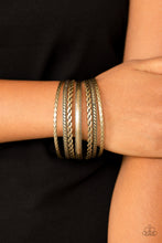 Load image into Gallery viewer, Paparazzi Bracelets Rattle and Roll - Brass
