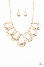 Load image into Gallery viewer, Paparazzi Necklaces Teardrop Envy - Gold
