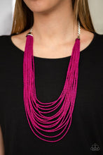Load image into Gallery viewer, paparazzi necklace   Peacefully Pacific pink
