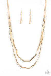 Paparazzi Necklaces A Pipe Dream - Gold