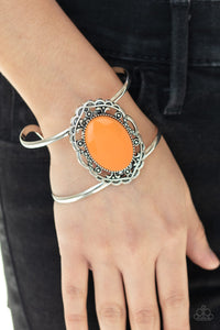 Paparazzi Bracelets Vibrantly Vibrant - Orange