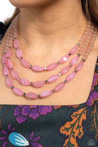 I BEAD You Now - Pink Necklace
