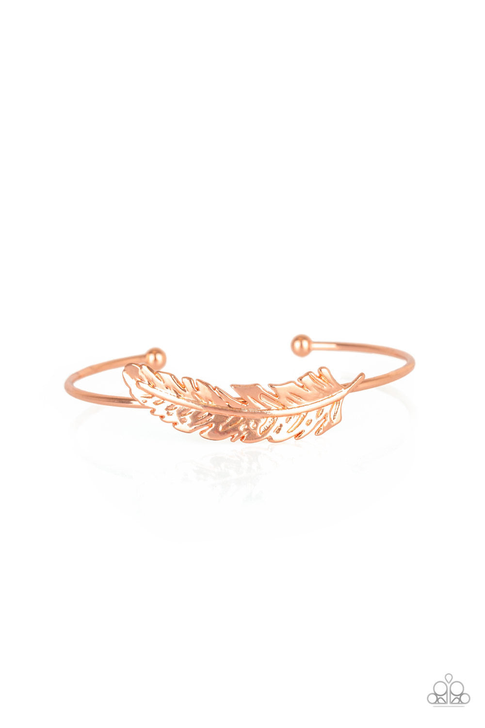 Paparazzi Bracelets How Do You Like This FEATHER? - Copper