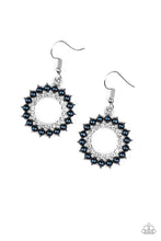 Load image into Gallery viewer, Paparazzi Earrings Wreathed In Radiance - Blue
