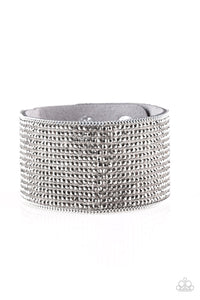 Paparazzi Bracelets Glitter Gossip - Silver