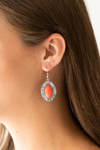 Paparazzi Earrings Aztec Horizons - Orange