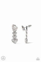 Load image into Gallery viewer, Paparazzi Earrings Heartthrob Twinkle - White
