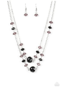 Paparazzi Necklace - Gala Glow - Black