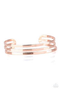 Paparazzi Bracelets street sleek rose gold