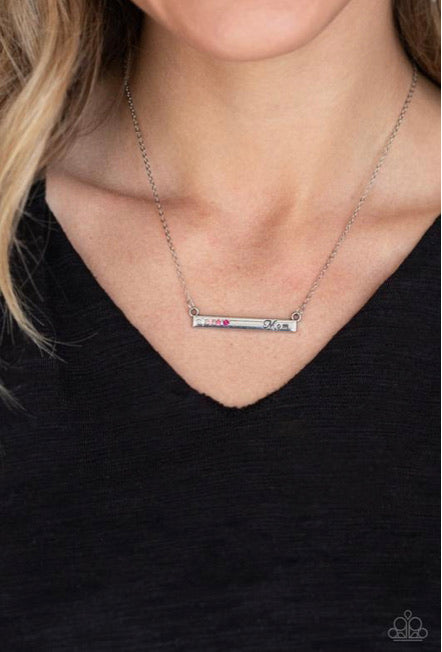 Paparazzi Necklaces- Moms Do It Better - Pink