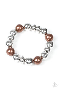 Paparazzi Bracelets Upper Manhattan - Brown