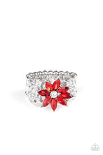 Load image into Gallery viewer, Paparazzi Rings Brilliantly Blooming - Red
