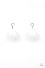 Load image into Gallery viewer, Paparazzi Earrings BOA Down - White
