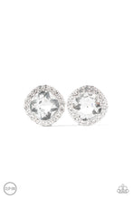 Load image into Gallery viewer, Paparazzi Earrings Diamond Duchess - White
