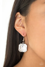 Load image into Gallery viewer, Paparazzi Earrings Me, Myself, and IDOL - White
