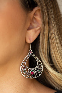 Paparazzi Earrings Vine Shine - Multi