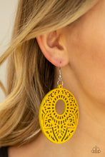 Load image into Gallery viewer, Paparazzi Earrings Mandala Mambo - Yellow
