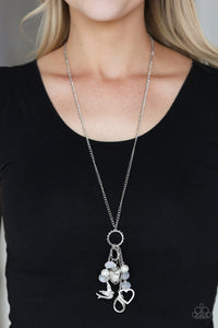 Paparazzi Necklaces I Will Fly - White