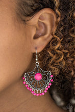 Load image into Gallery viewer, Paparazzi Earrings Stone Lagoon - Pink
