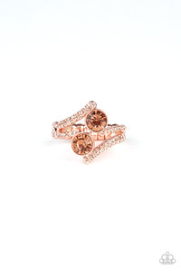 Paparazzi Rings Over The Top Glamour - Copper