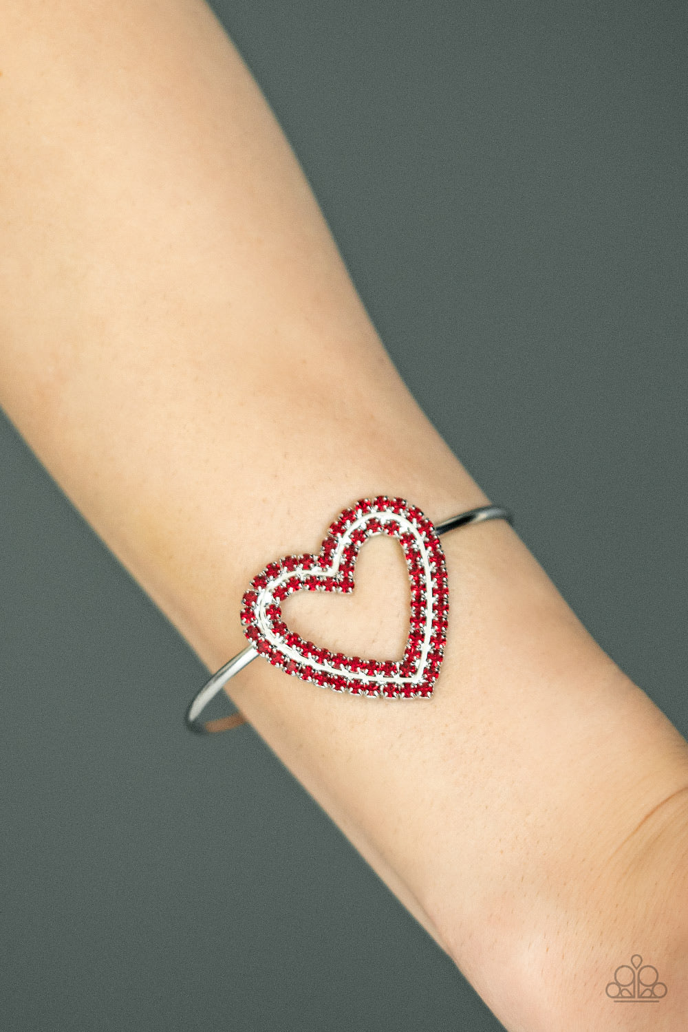 Paparazzi Bracelets Heart Opener - Red