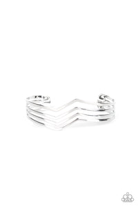 Paparazzi Bracelets Waverunner - Silver