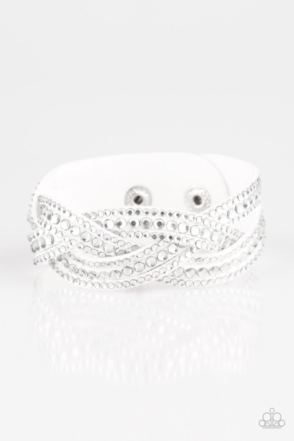 Paparazzi Bracelets Bring On The Bling - White