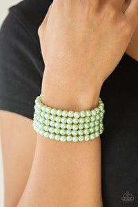 Paparazzi Bracelets Pearl Bliss - Green