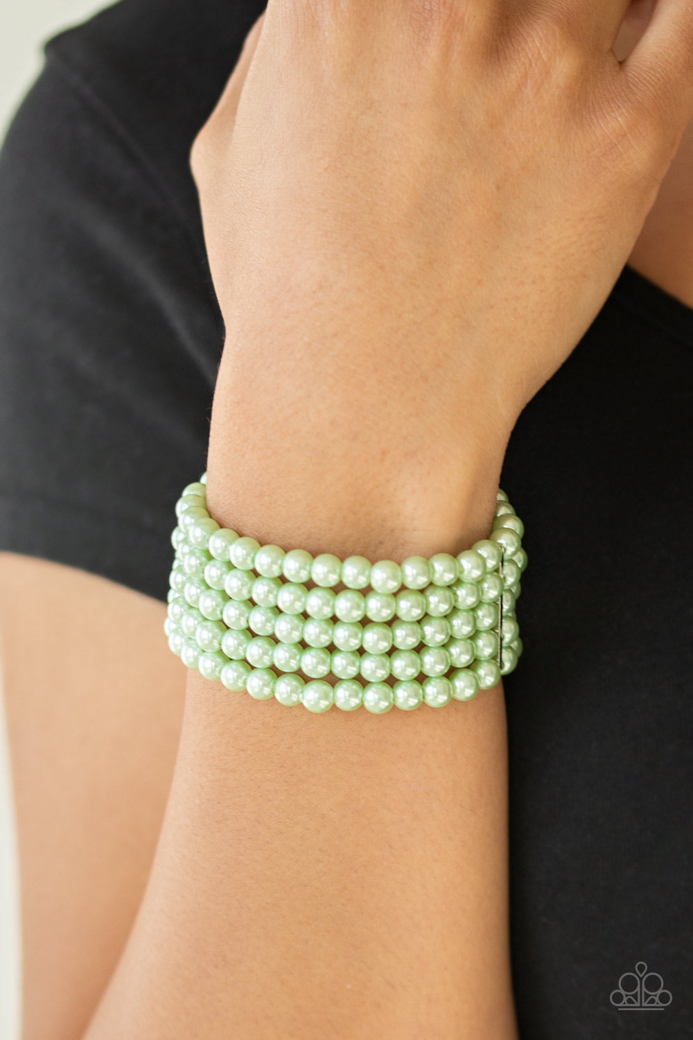 Paparazzi Bracelets Pearl Bliss - Green