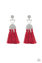 Load image into Gallery viewer, Paparazzi Earrings Tassel Trippin - Red
