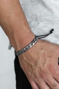 Paparazzi Bracelets Score!- BlacK Mens